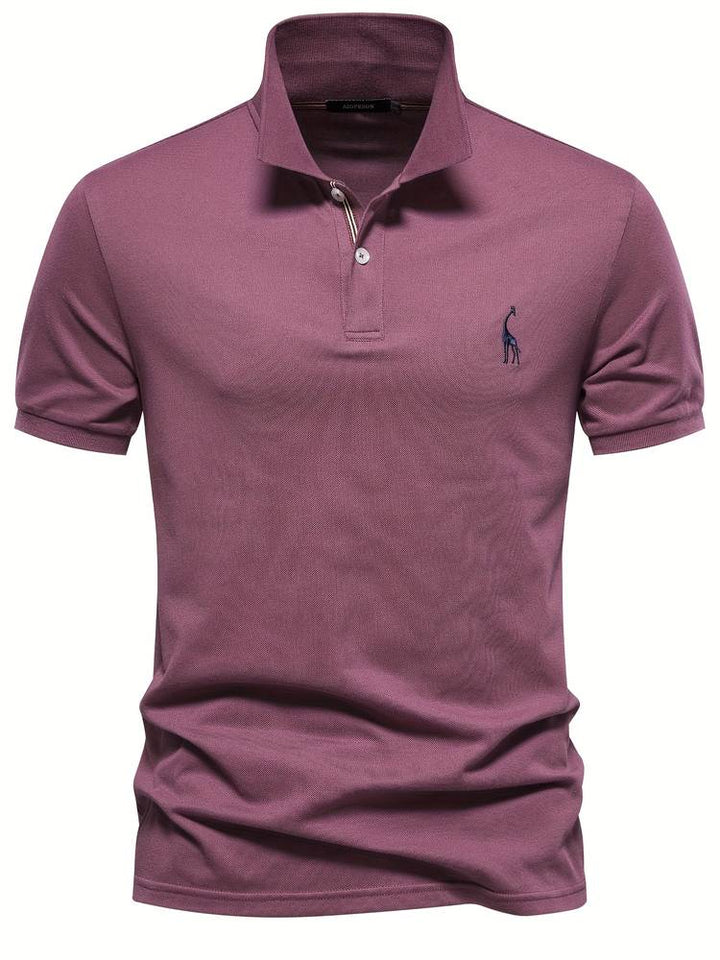 Heren poloshirt in heldere kleur, ideaal voor een frisse, casual lente- of zomeroutfit. Stijlvol en comfortabel.