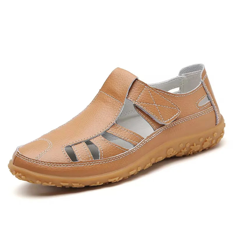 Praktische dames sandalen met orthopedisch voetbed en anti-slip eigenschappen voor veelzijdig gebruik.