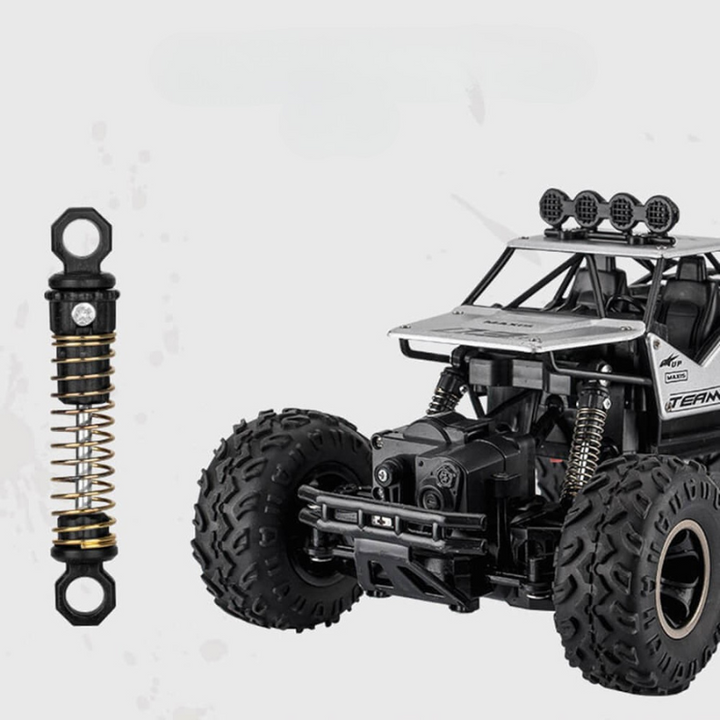 Krachtige 4WD offroad RC auto, gebouwd voor zware avonturen en maximale prestaties in elk weer.
