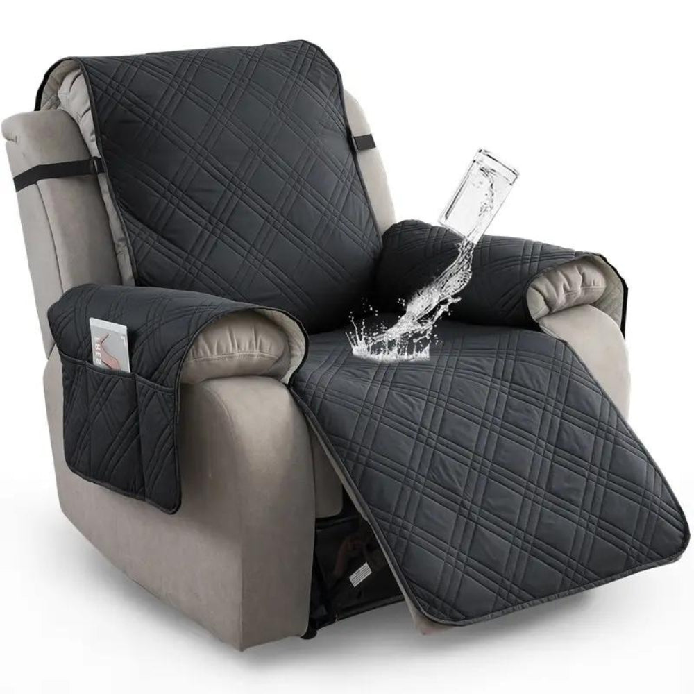 Elastische polyester spandex relaxfauteuilhoes Casa. Wasbaar en biedt anti-vlek meubelbescherming.