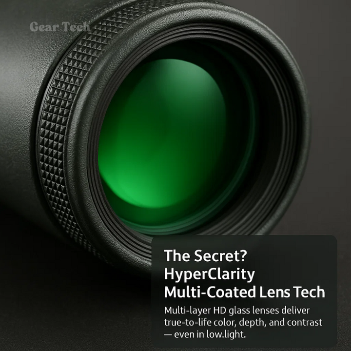 Draagbare monoculair 600x met HD optiek voor natuurverkenning en reisfotografie.