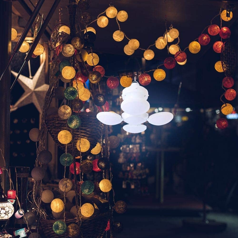 Waterdichte Bulby opvouwbare solar lamp, robuuste en energiezuinige LED buitenverlichting voor elk weer.