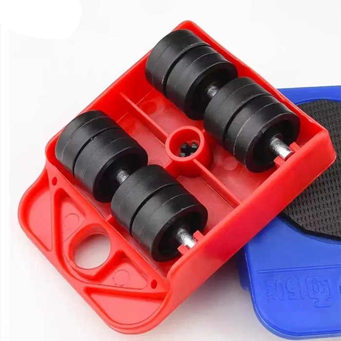 Zware meubels verplaatsen voor schoonmaken wordt eenvoudig met deze Liftaro meubelroller set.
