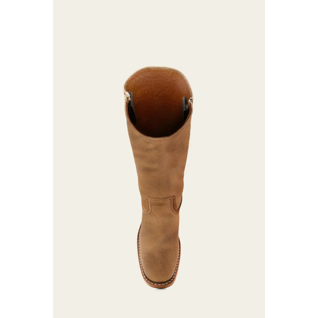 Warme winterlaarzen Naomi van leer, kuithoog en elegant, voor comfort en stijl in de kou.