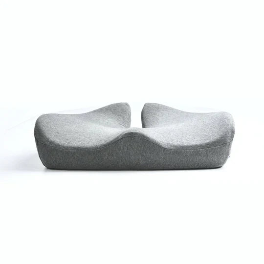Orthopedisch rugkussen met zitkussen set biedt rugpijn verlichting thuis en op kantoor.