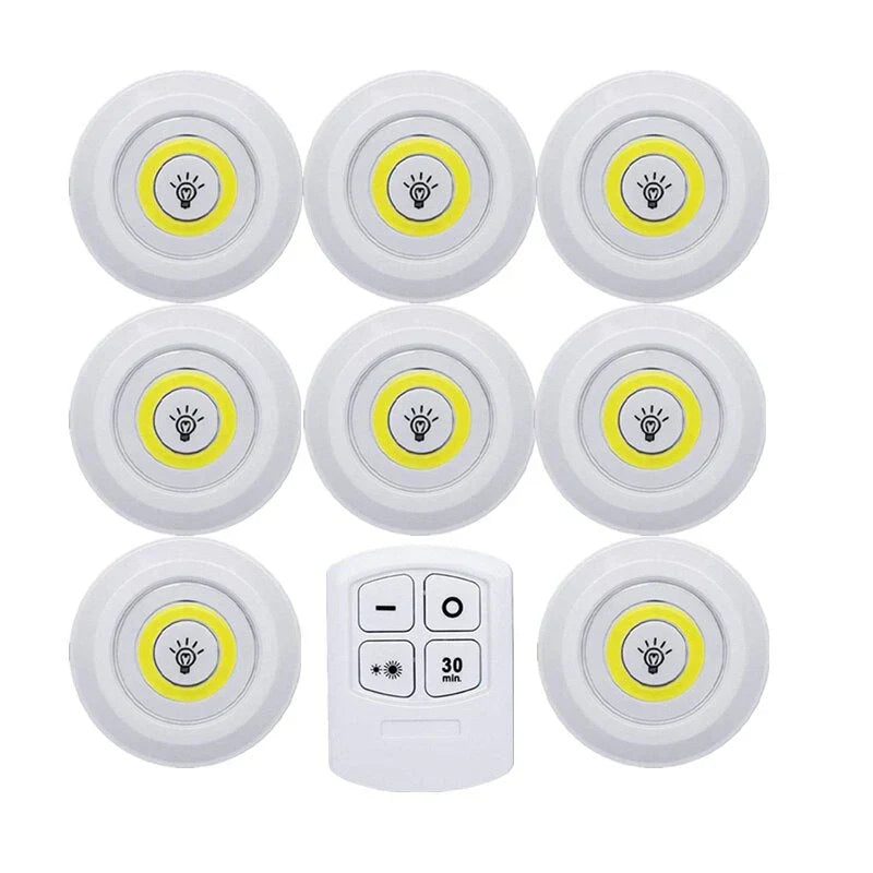 Batterijgevoede draadloze LED verlichting, makkelijk te plaatsen. Slimme lamp met standby-functie overal in huis.