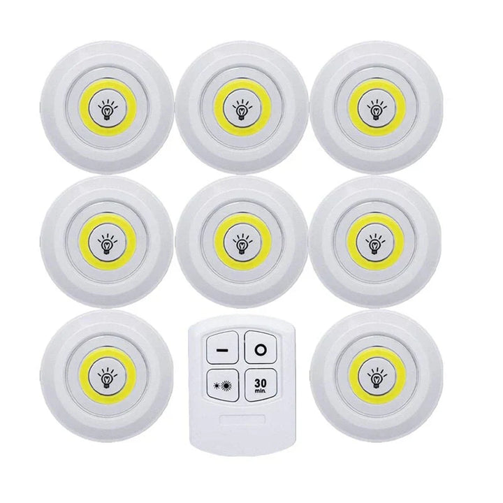 Batterijgevoede draadloze LED verlichting, makkelijk te plaatsen. Slimme lamp met standby-functie overal in huis.