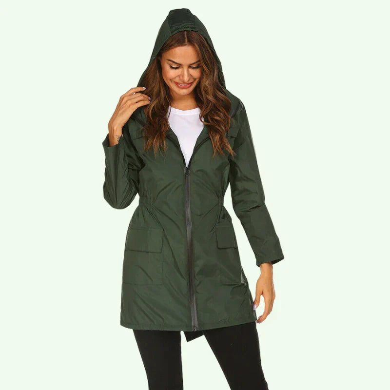 Lichtgewicht Casey dames trenchcoat, comfortabele bovenkleding, perfect voor een dynamische levensstijl.