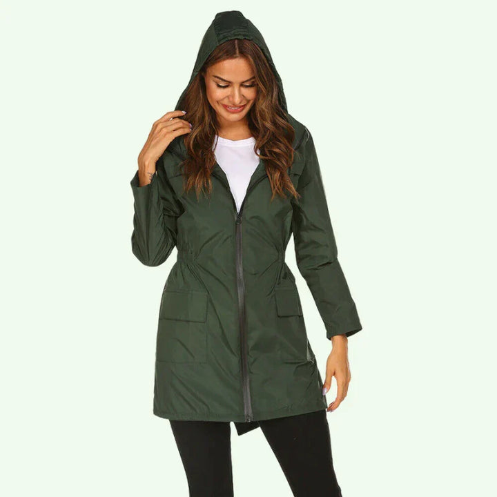 Lichtgewicht Casey dames trenchcoat, comfortabele bovenkleding, perfect voor een dynamische levensstijl.