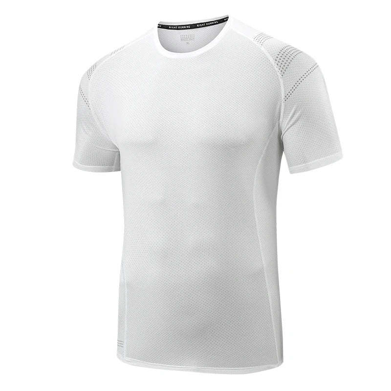 Plus size heren gym T-shirt, sneldrogend en ademend. Comfortabele sportkleding voor workouts en actieve dagen.