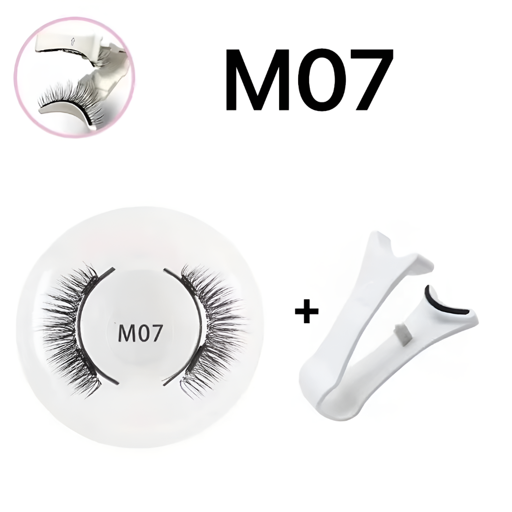 Perfecte make-up applicatie van valse wimpers met de magnetische wimper- en pincetset voor extra volume.