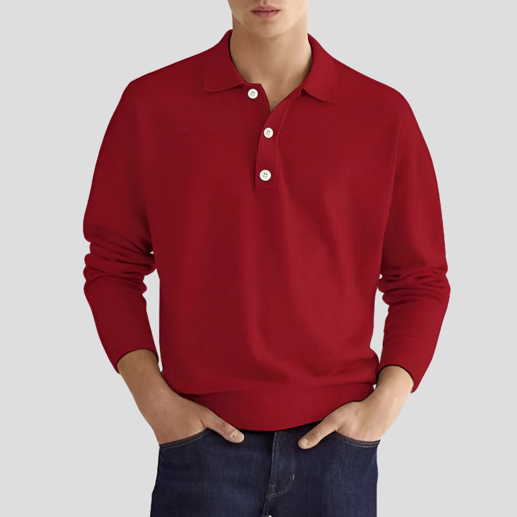 Een comfortabel en stijlvol herenpoloshirt met korte mouwen, geschikt voor elke modieuze garderobe.