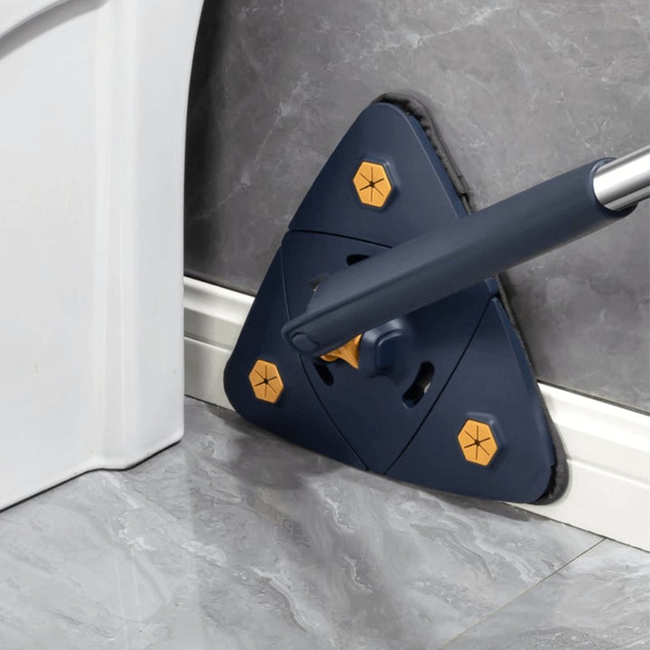 Zachte microvezel driehoeksdweil voor streeploze en hygiënische vloerreiniging, een must-have mop.