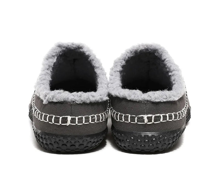 Ultiem comfort herenpantoffels, zachte voering houdt voeten warm in de winter.