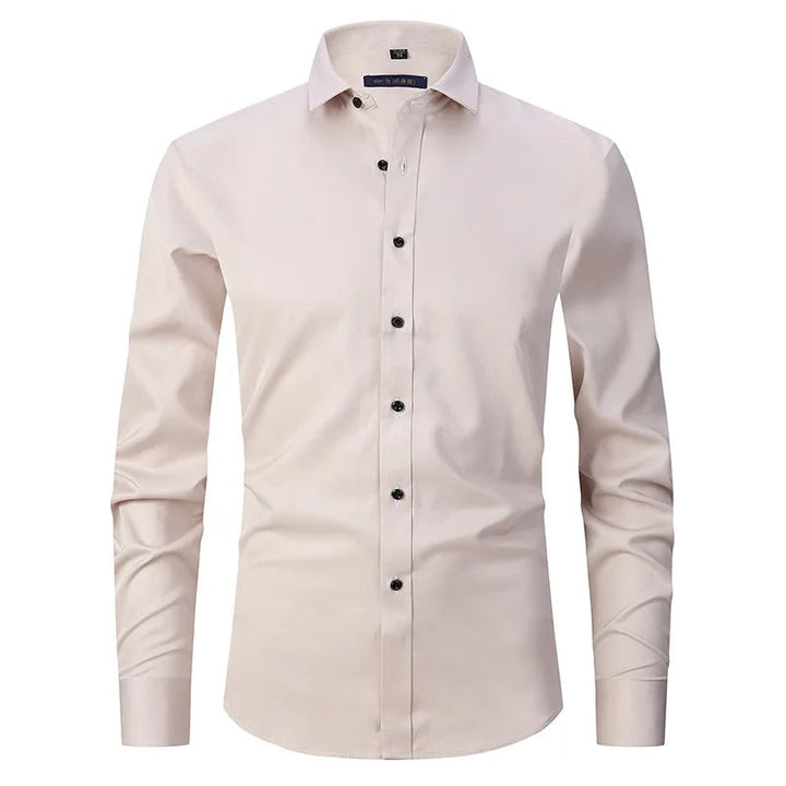 Comfortabel strijkvrij heren overhemd, slim fit model. Perfect voor zakelijk gebruik of business casual. Kreukvrij gemak.