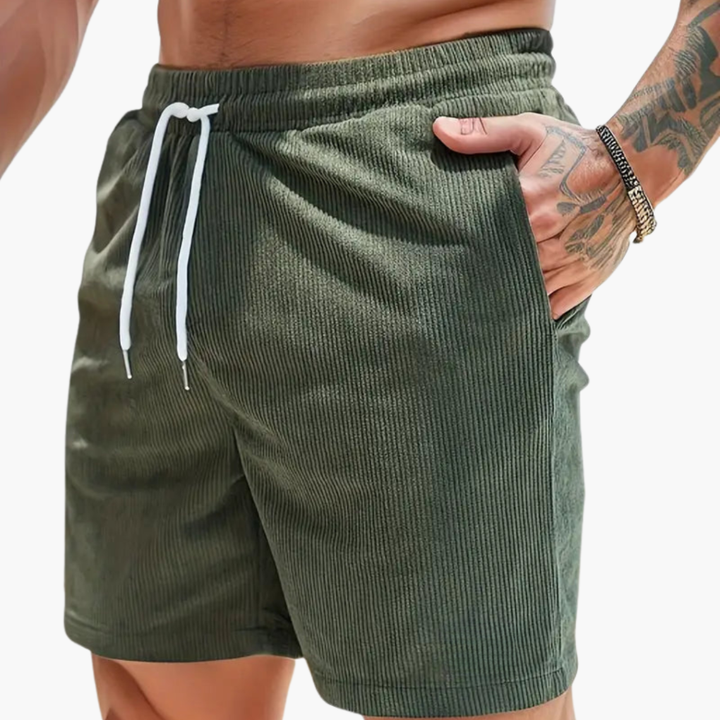 Heren shorts voor een ontspannen zomerlook, ideaal voor warme dagen en casual stijl. Comfortabel en veelzijdig.