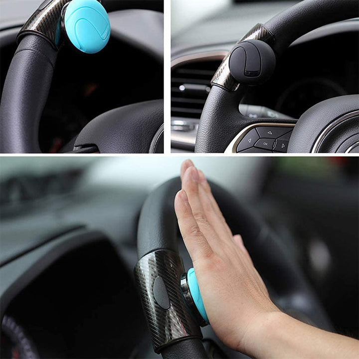 Stuurhulpknop 360° voor lichter sturen. Universeel autoaccessoire voor meer gemak en rijcomfort.