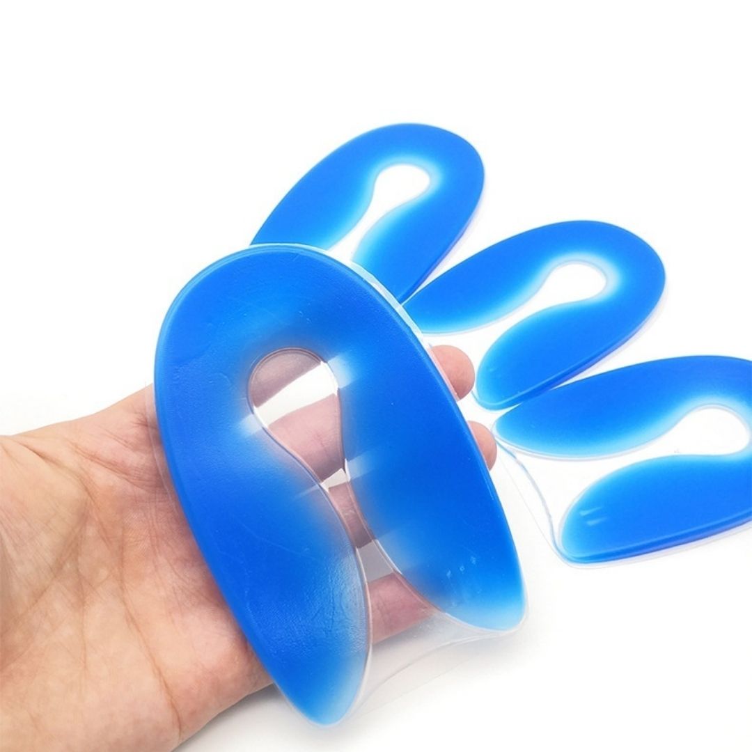 HeelGuard siliconen inlegzolen bieden pijnverlichting bij hielspoor; verbeteren loopcomfort en ondersteuning voor elke schoen.