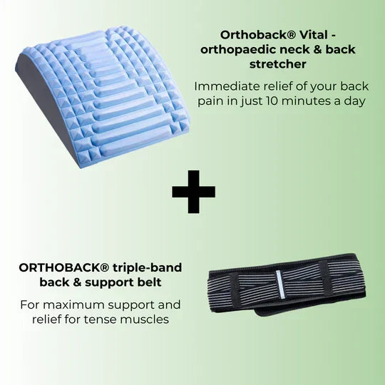 Unisex revalidatie-hulpmiddel: orthopedische nek- en rugstrekker VitalPro voor thuisgebruik en herstel.