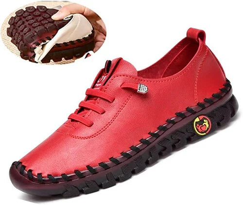 Antislip dames instappers, platte comfortschoenen ideaal voor dagelijks casual gebruik.