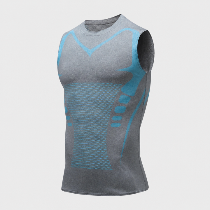Dagelijks comfortabel heren corrigerend ondershirt, slankmakend met houdingsondersteuning.
