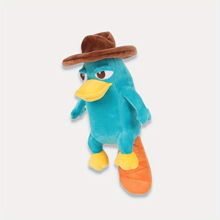 Iconische Perry het Vogelbekdier knuffel van zacht pluche, ideaal voor fans en als speelgoed.
