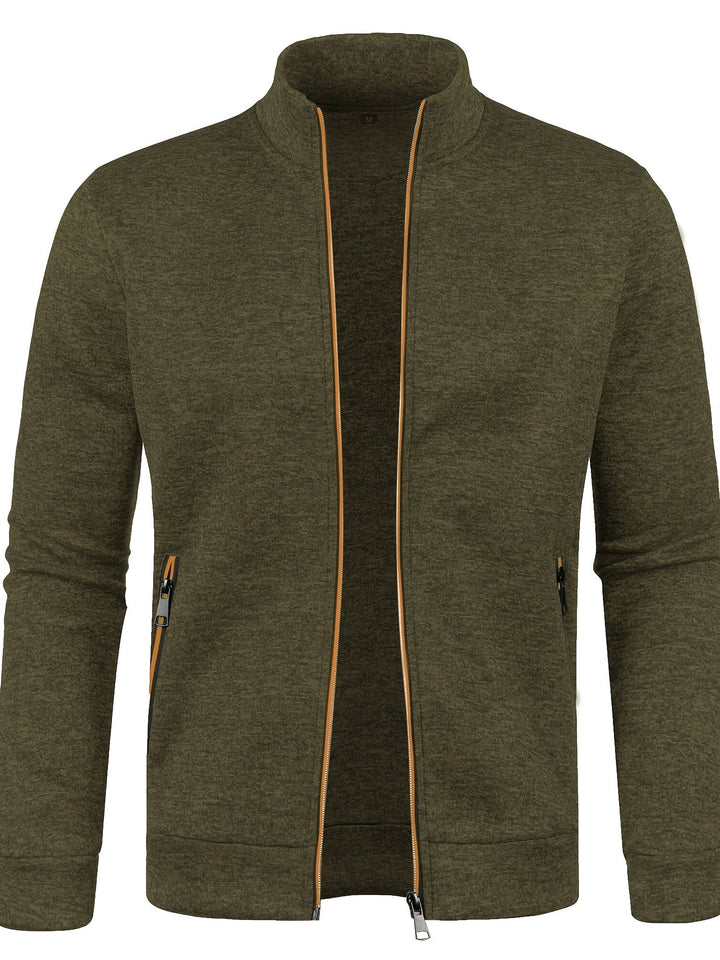 Comfortabel herenvest met rits, stijlvol en veelzijdig voor mannenmode. Perfect voor casual en elegante looks.