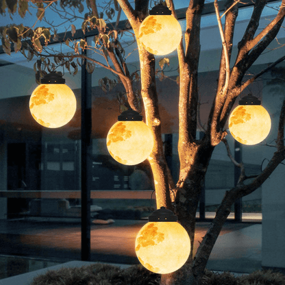 LED Buitenhanglamp - Goud Metaal & Hars