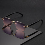 Gouden frame grijs poeder