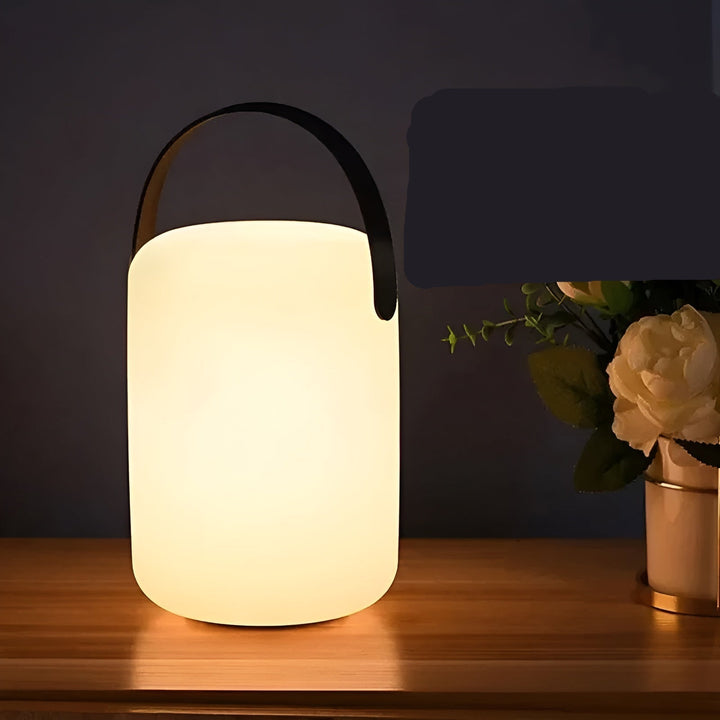 Design LED tafellamp met 16 kleuren, draadloos en oplaadbaar, moderne sfeerverlichting voor elk interieur.