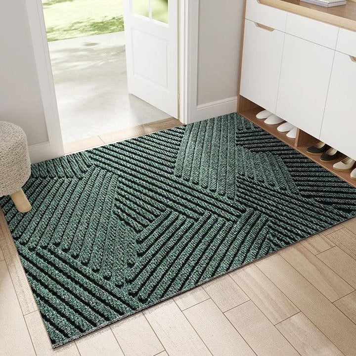 Praktische khaki halmat, antislip en zandverwijderend. Perfect voor een schone en opgeruimde gang.