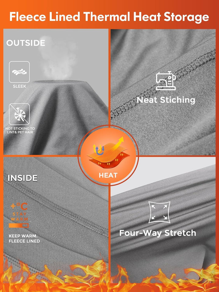 Comfortabele thermokleding set voor heren, zacht op de huid.