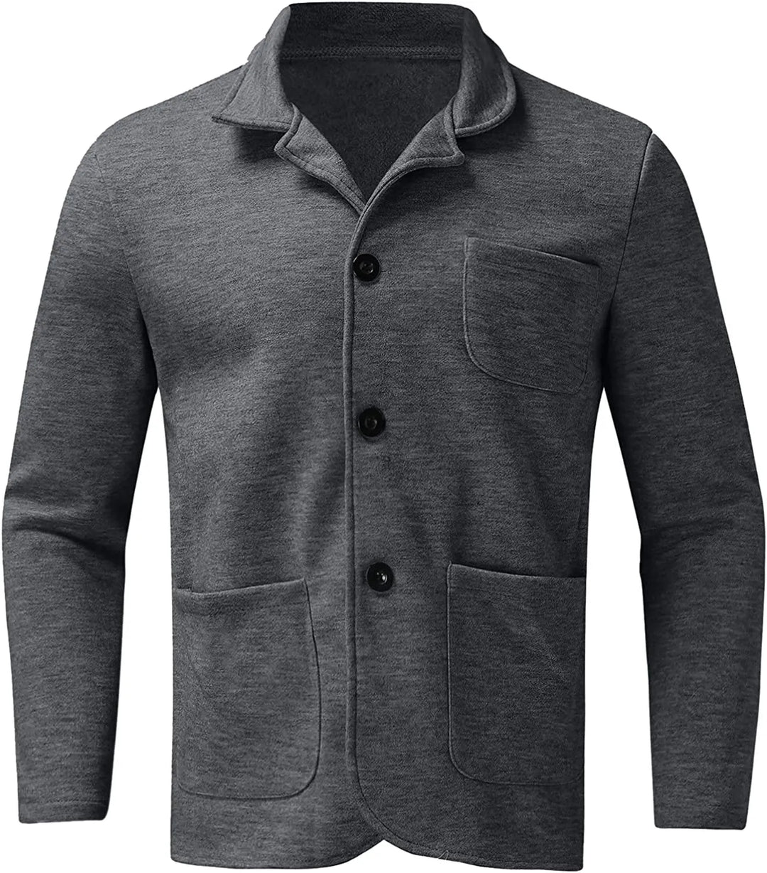Beige heren casual blazer, ideaal voor lente mode en een frisse, stijlvolle uitstraling.
