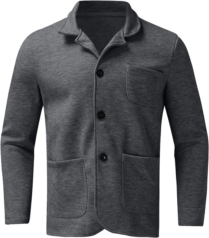 Beige heren casual blazer, ideaal voor lente mode en een frisse, stijlvolle uitstraling.