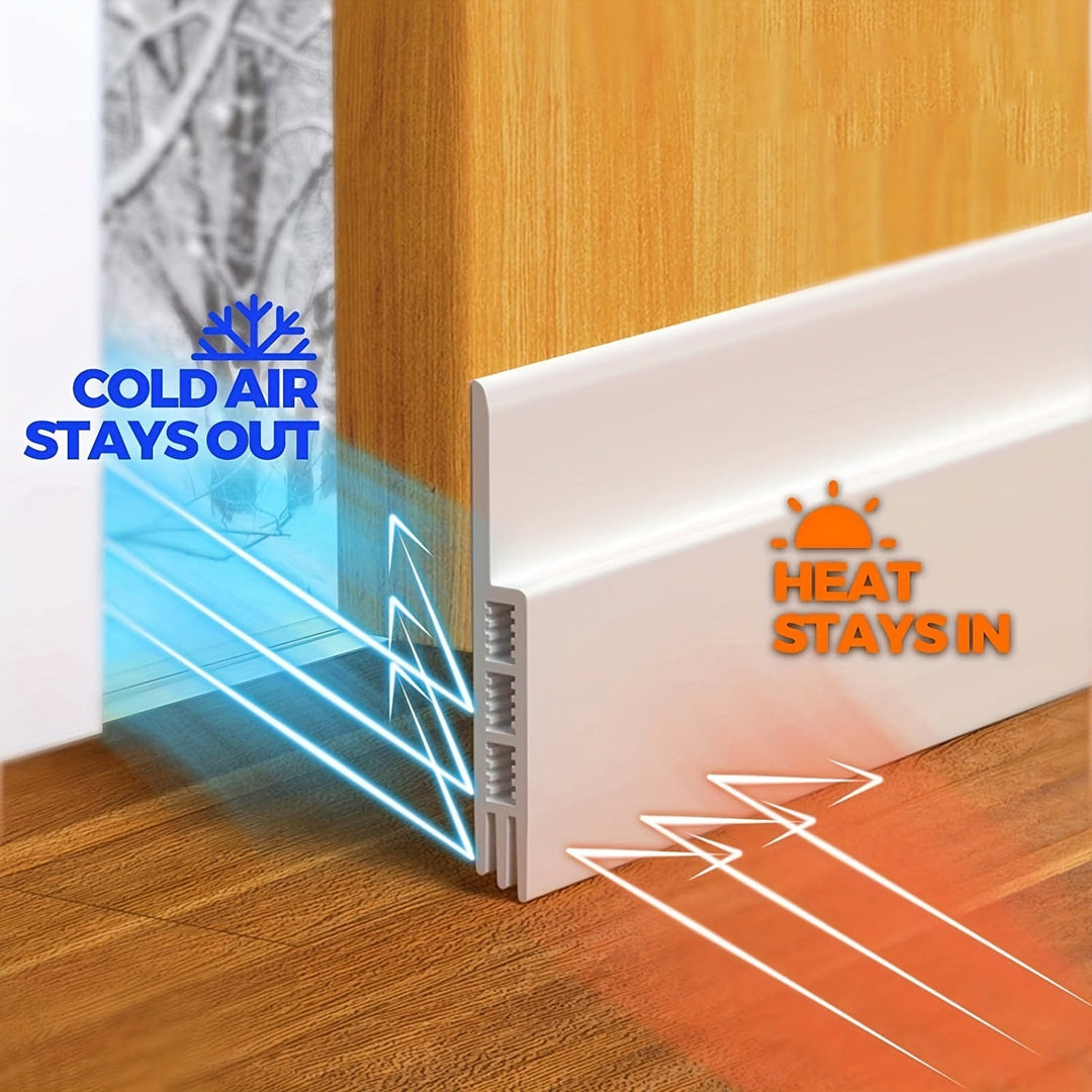 Creëer rust en comfort in huis met een geluiddempende siliconen tochtstopper voor elke deur.