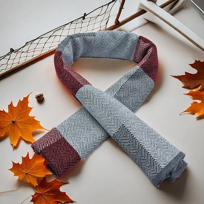 Modieus en warm: de kasjmier winter sjaal voor mannen. Een onmisbaar Ryan accessoire voor elke wintergarderobe.