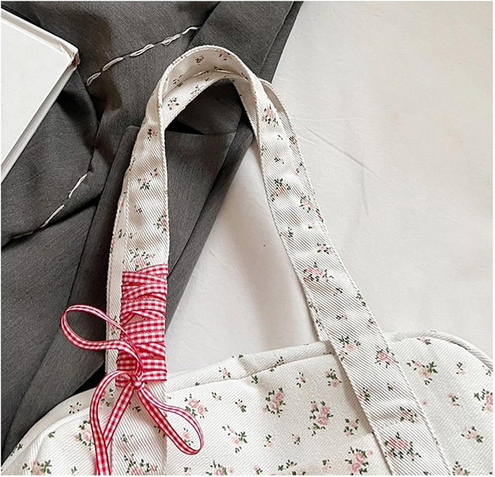 Elegante dames canvas duffle bag met chic lint, perfecte reisgenoot voor stijlvolle vrouwen.