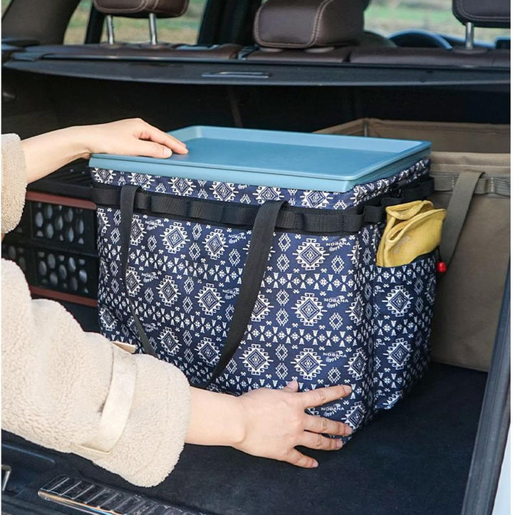Opvouwbare outdoor tas, waterdicht en duurzaam, perfect voor al je reis- en kampeeravonturen.