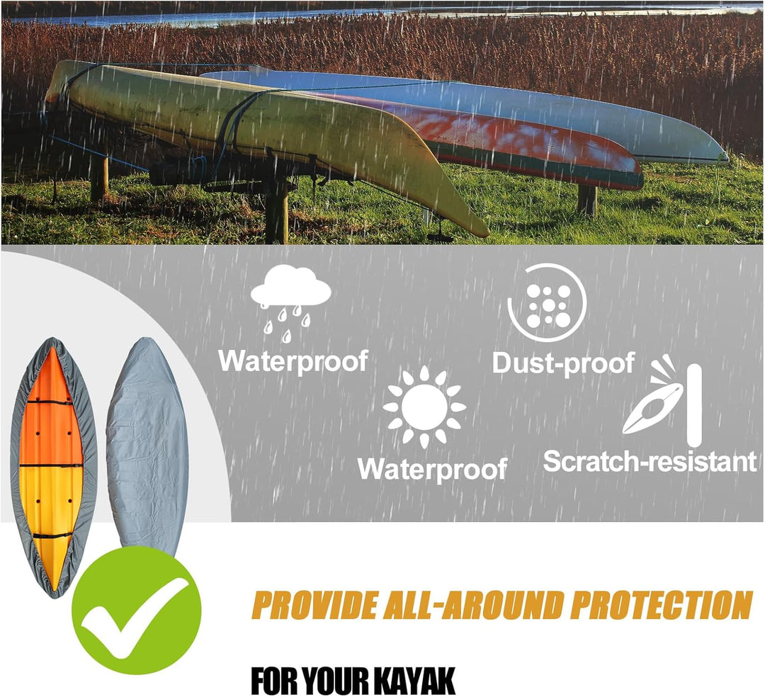 Waterdichte kanohoes, UV-bestendig. Complete bescherming voor uw boot tegen alle weersinvloeden.