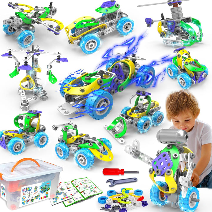 Complete BuildiBits kinder bouwset, perfect cadeau voor speelgoed 3 jaar, bevordert creatief bouwen.
