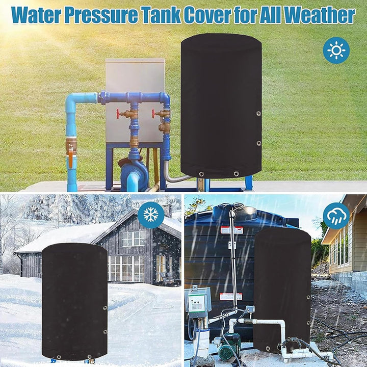 UV-bestendige putpomp cover, winddichte beschermhoes voor winterbescherming in tuin en kelder.
