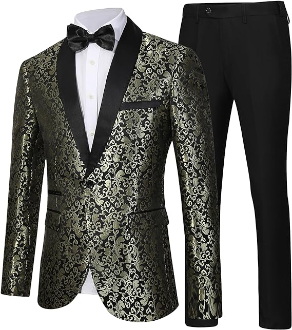 Stijlvolle heren smoking set 'Leon' van polyester-viscose, voor een onberispelijke look.