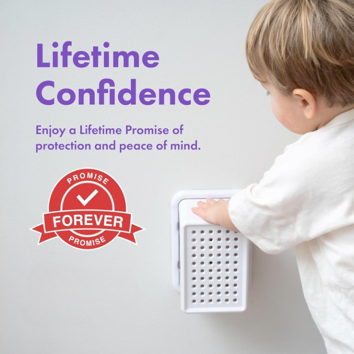 Een veilige woning creëren met de gemakkelijke installatie van onze universele stopcontactafdekking voor baby's.