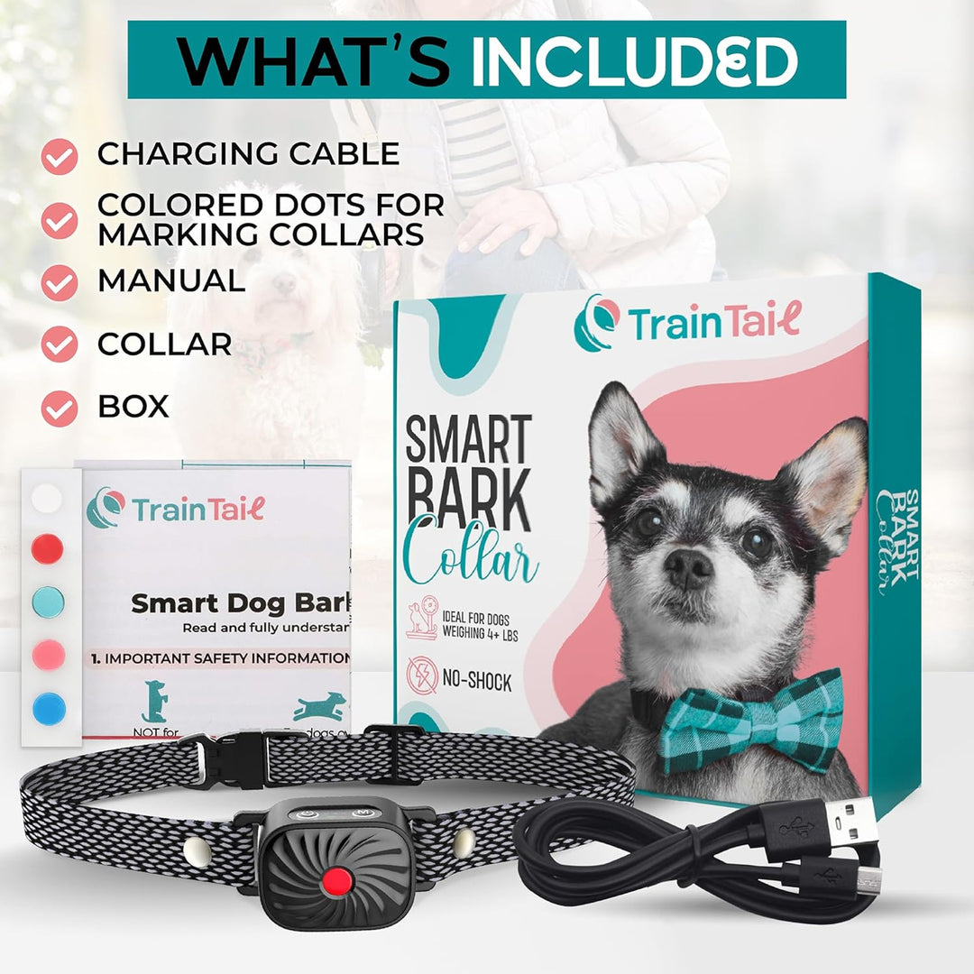 Anti-blaf trainingshalsband voor kleine honden, zorgt voor meer stilte en een kalme huiselijke omgeving.