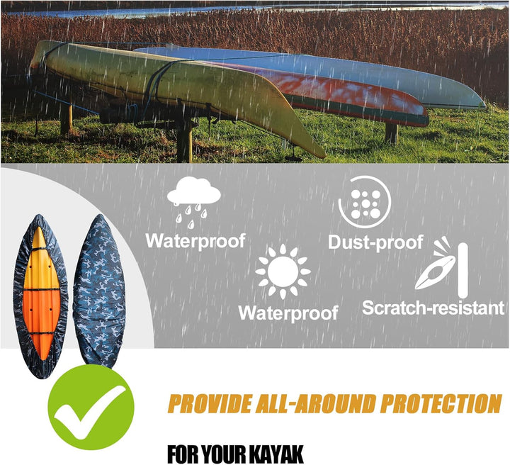 Verstelbare kanohoes met UV-bescherming. Perfect voor langdurige opslag en transport van uw SUP.
