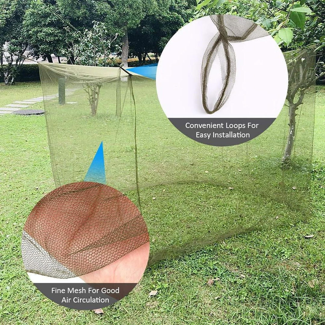 Ideaal insectennet voor buitenfeestjes of evenementen, houdt ongewenste gasten weg.