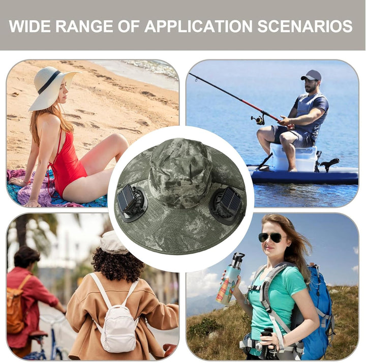 Beschermende zonneventilator pet met UV-filter, voor zorgeloze outdoor momenten en verkoeling.