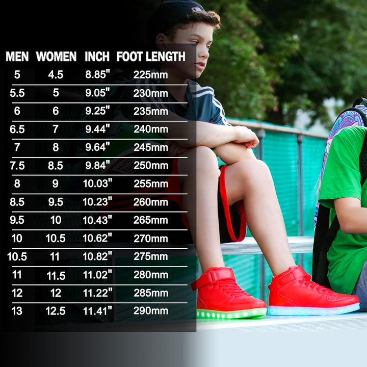Unisex LumaBoost lichtgevende sneakers, oplaadbaar en perfect voor een energieke dansvloer.