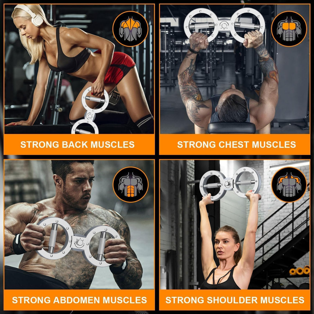 Innovatieve Twister armtrainer met 360° rotatie voor flexibele spiertraining en bokstraining.