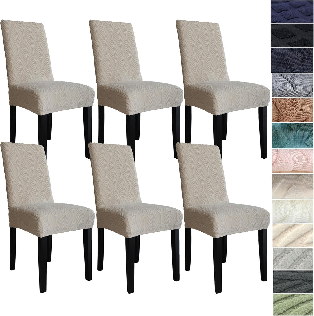 Eetkamer stoelhoezen, rekbaar voor een naadloze en strakke look.